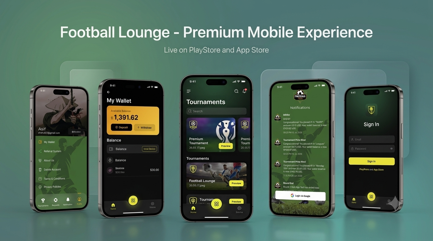 Football Lounge showcase